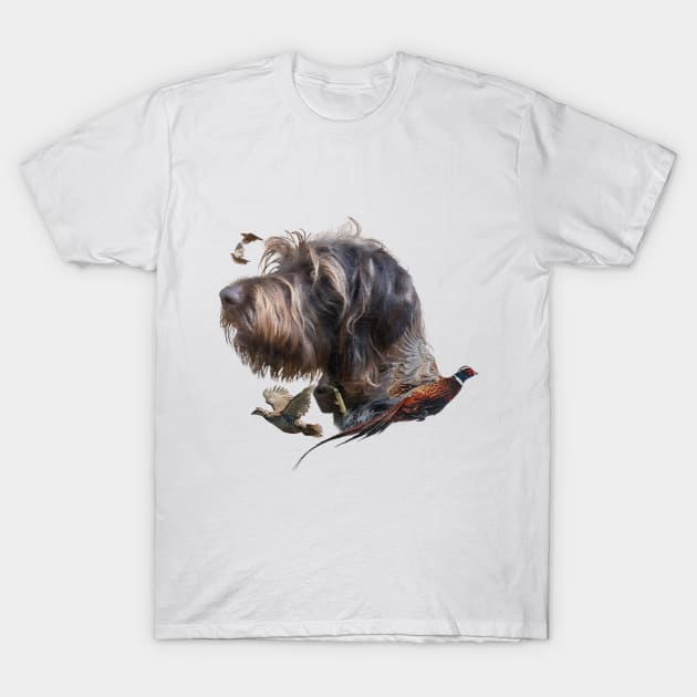 German Wirehaired Pointer T-Shirt by German Wirehaired Pointer 